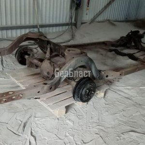 Промежуточный этап пескоструйки Пескоструйка, Покраска Минск Легковые авто, Запчасти (фото 14/20)