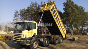 Пескоструй и антикор грузового автомобиля Scania